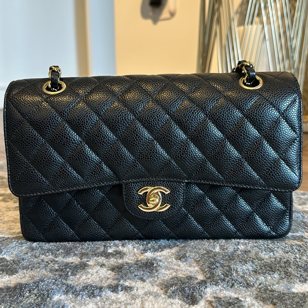 Chanel Caviar Quilted Medium Classic Double Flap Bag